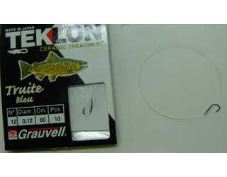 CART. ANZUELOS GRAUVELL TEKLON TRUITE BLEU Nº12