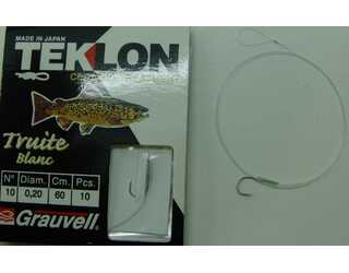 CART. ANZUELOS GRAUVELL TEKLON TRUITE BLANC Nº10