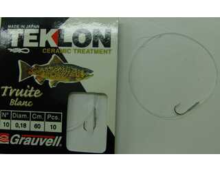 CART. ANZUELOS GRAUVELL TEKLON TRUITE BLANC Nº10