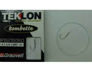 CART. ANZUELOS GRAUVELL TEKLON BOMBETTE Nº8  CART. ANZUELOS GRAUVELL TEKLON BOMBETTE Nº8