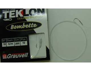 CART. ANZUELOS GRAUVELL TEKLON BOMBETTE Nº10  CART. ANZUELOS GRAUVELL TEKLON BOMBETTE Nº10