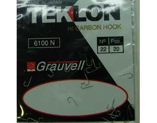 ANZUELO GRAUVELL TEKLON 6100N 22 (20 uni)  ANZUELO GRAUVELL TEKLON 6100N 22 (20 uni)
