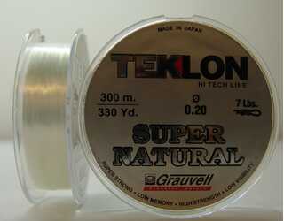 NYLON GRAUVELL TEKLON SUPERNATURAL 300 MT 0.20mm 7lbs NYLON GRAUVELL TEKLON SUPERNATURAL 300 MT 0.20mm 7lbs