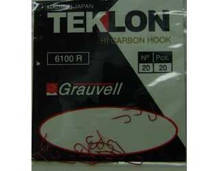 ANZUELO GRAUVELL TEKLON 6100R 20 (20 uni)  ANZUELO GRAUVELL TEKLON 6100R 20 (20 uni)