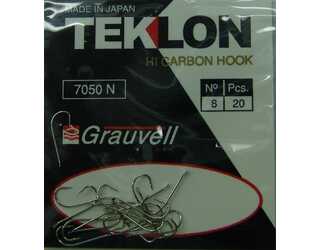 ANZUELO GRAUVELL TEKLON 7050N 8 (20 uni)  ANZUELO GRAUVELL TEKLON 7050N 8 (20 uni)