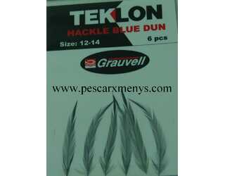 HACKLE TEKLON BLUE DUN 12/14  HACKLE TEKLON BLUE DUN 12/14