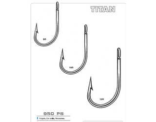 ANZUELO GRAUVELL TITAN 950PS 9/0 (5 unidades)_1  ANZUELO GRAUVELL TITAN 950PS 9/0 (5 unidades)_1