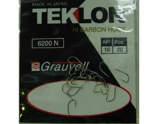 ANZUELO GRAUVELL TEKLON 6200N 16 (20 uni)  ANZUELO GRAUVELL TEKLON 6200N 16 (20 uni)