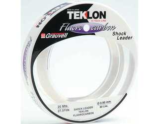 SHOCK LEADER FLUOROCARBON TEKLON 25m 100LBS  SHOCK LEADER FLUOROCARBON TEKLON 25m 100LBS