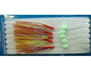 SABIKI - GRAUVELL - MAKREL 3/0 RED/YELLOW  SABIKI - GRAUVELL - MAKREL 3/0 RED/YELLOW