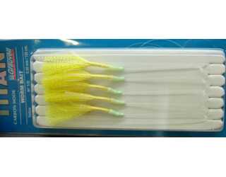 SABIKI - GRAUVELL - WORM BAIT 1/0 YELLOW  SABIKI - GRAUVELL - WORM BAIT 1/0 YELLOW