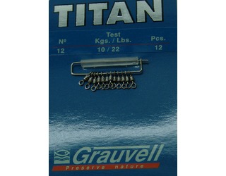EMERILLON TITAN ROLLING No 12 (12 unidades)