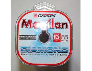 NYLON GRAUVELL MAXILON DIAMOND 0,22mm 100m 4,50kg (FLUOROCARBONADO) NYLON GRAUVELL MAXILON DIAMOND 0,22mm 100m 4,50kg (FLUOROCARBONADO)