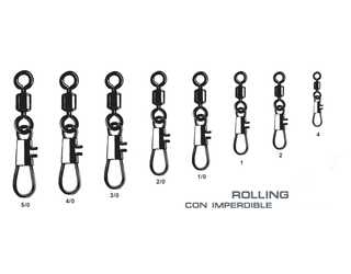 EMERILLON TEKLON ROLLING IMP N.4 (8 unidades)