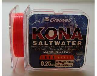 HILO GRAUVELL KONA SALTWATER 300 MT 0.25 10LB  HILO GRAUVELL KONA SALTWATER 300 MT 0.25 10LB