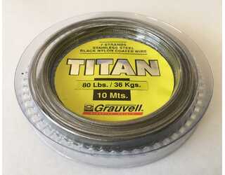 CABLE ACERO 10 MT TITAN 80 LB CABLE ACERO 10 MT TITAN 80 LB