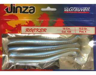 VINILO JINZA ROCKER 15CM 123 4PCS  VINILO JINZA ROCKER 15CM 123 4PCS