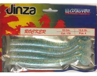 VINILO JINZA ROCKER 15CM 170 4PCS VINILO JINZA ROCKER 15CM 170 4PCS