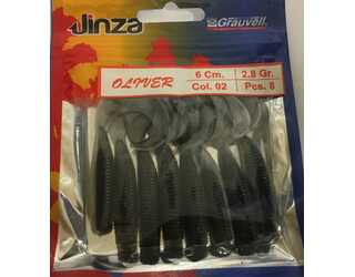VINILO JINZA OLIVER 6CM 02 (8 unidades)
