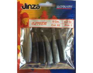 VINILO JINZA OLIVER 8CM 02 (6 unidades)