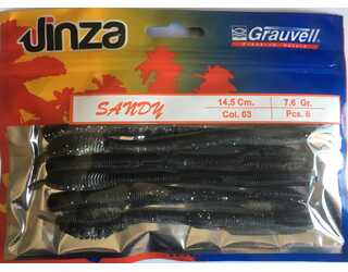 VINILO JINZA SANDY 14,5CM 03 (6 unidades)