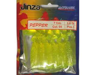 VINILO JINZA PEPPER 7CM 05 (6 unidades) VINILO JINZA PEPPER 7CM 05 (6 unidades)