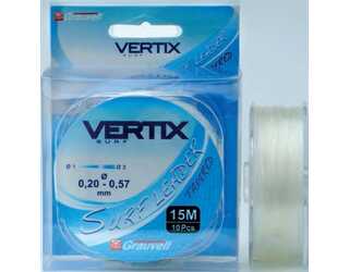 COLA SURF CASTING - VERTIX SURFLEADER 20-57 mm - 15M - (10 puentes)  COLA SURF CASTING - VERTIX SURFLEADER 20-57 mm - 15M - (10 puentes)