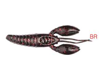 VINILO JINZA HAWK ORELLANA CRAW 9 BR (4 unidades) Black Red VINILO JINZA HAWK ORELLANA CRAW 9 BR (4 unidades) Black Red