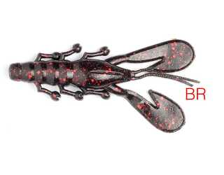 VINILO JINZA HAWK ALQUEVA CRAW 8 BR (7 unidades) Black Red VINILO JINZA HAWK ALQUEVA CRAW 8 BR (7 unidades) Black Red