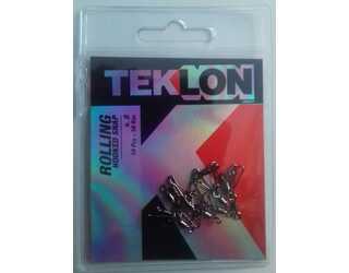 EMERILLON TEKLON ROLLING W/ HOOKED SNAP 8 (10 unidades)