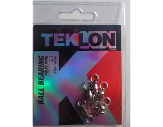 EMERILLON TEKLON BALL BEARING W/SOLID RING 3 (5 unidades)