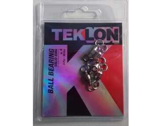 EMERILLON TEKLON BALL BEARING W/SOLID RING 4 (5 unidades)