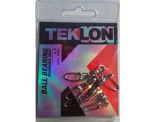 EMERILLON TEKLON BALL BEARING W/ INSURANCE SNAP 3 (5 unidades)