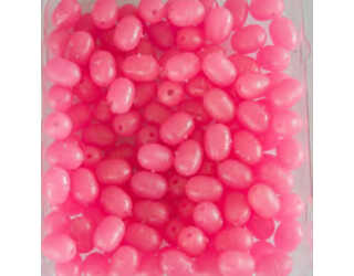 BEADS OVAL FOSFO PINK 506 TALLA M (100u)  BEADS OVAL FOSFO PINK 506 TALLA M (100u)