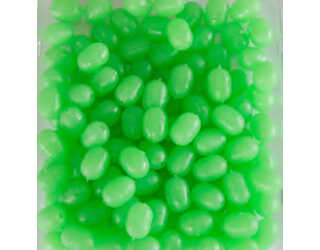 BEADS OVAL FOSFO GREEN 506 TALLA S (100u)  BEADS OVAL FOSFO GREEN 506 TALLA S (100u)