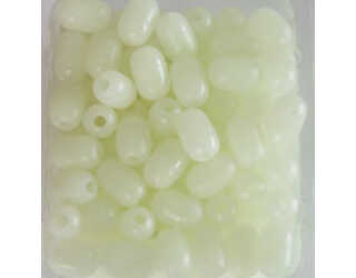BEADS OVAL FOSFO WHITE 506 TALLA L (100u)  BEADS OVAL FOSFO WHITE 506 TALLA L (100u)