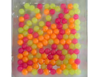 BEADS ROUNDS YELLOW,ORANGE,PINK. TALLA S (100u)  BEADS ROUNDS YELLOW,ORANGE,PINK. TALLA S (100u)