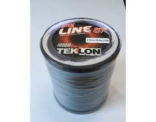 TEKLON PE 8X LIGHT GREY 1000 mts 0,70 mm 60kg 130lb TEKLON PE 8X LIGHT GREY 1000 mts 0,70 mm 60kg 130lb