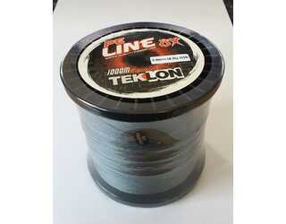 TEKLON PE 8X LIGHT GREY 1000 mts 0,80 mm 58.20kg 165lb TEKLON PE 8X LIGHT GREY 1000 mts 0,80 mm 58.20kg 165lb