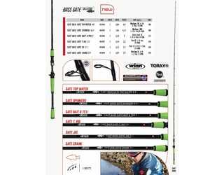 CAÑA GRAUVELL JINZA CAST-BASS GATE T.RIG 7.2´ (216) 7-28gr