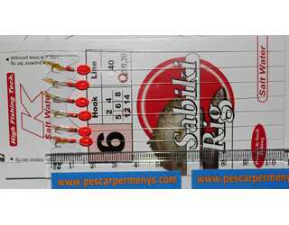 SABIKI - BAJO MAR KALI RIG SKIN FISH 6Anz.12 SABIKI - BAJO MAR KALI RIG SKIN FISH 6Anz.12