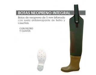BOTA KALI NEOP INTEGRAL Nº 45 - SUELA FIELTRO y CLAVOS BOTA KALI NEOP INTEGRAL Nº 45 - SUELA FIELTRO y CLAVOS
