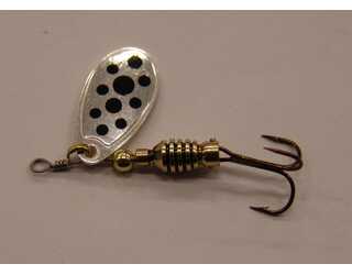 CUCHARILLA CELTA Nº 2 APN PLATA PUNTOS NEGROS