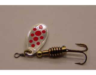 CUCHARILLA CELTA Nº 2 APR PLATA PUNTOS ROJOS