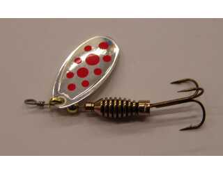 CUCHARILLA CELTA Nº 3 APR PLATA PUNTOS ROJOS