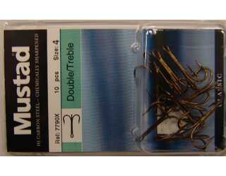 ANZUELO TRIPLE MUSTAD 7790X Nº4 (10 unidades)
