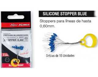 KALI KUNNAN STOPPER SILICONA KALI KUNNAN BLUE 0,6 (15 unidades  KALI KUNNAN STOPPER SILICONA KALI KUNNAN BLUE 0,6 (15 unidades