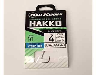 ANZUELO MONTADO KALI KUNNAN HAKKO 10024BN 4 DORADA/SARGO (6 unidades) ANZUELO MONTADO KALI KUNNAN HAKKO 10024BN 4 DORADA/SARGO (6 unidades)