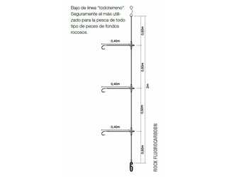 BAJO KALI KUNNAN ROCK FLUOROCARBON Nº.1 BAJO KALI KUNNAN ROCK FLUOROCARBON Nº.1