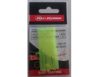 KALI KUNNAN ATTRACTOR 60mm GLOW-YELLOW (6 unidades) KALI KUNNAN ATTRACTOR 60mm GLOW-YELLOW (6 unidades)